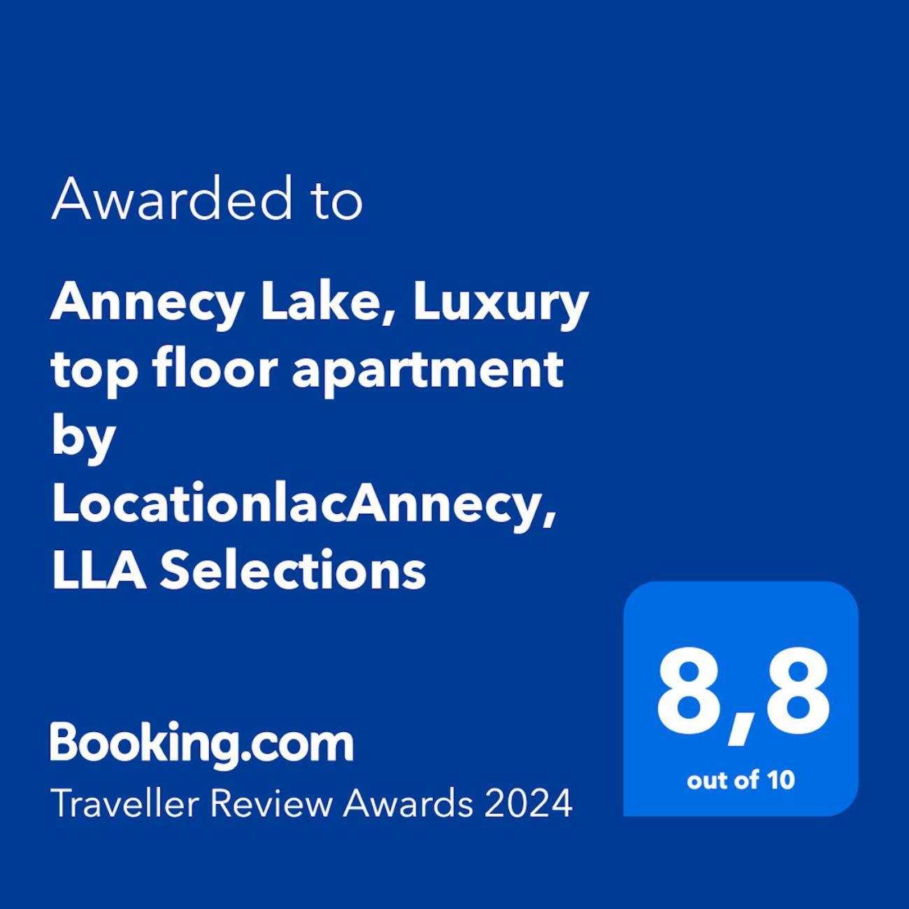 Annecy Lake, Luxury Top Floor Apartment - Lla Selections By Location Lac 阿讷西 外观 照片
